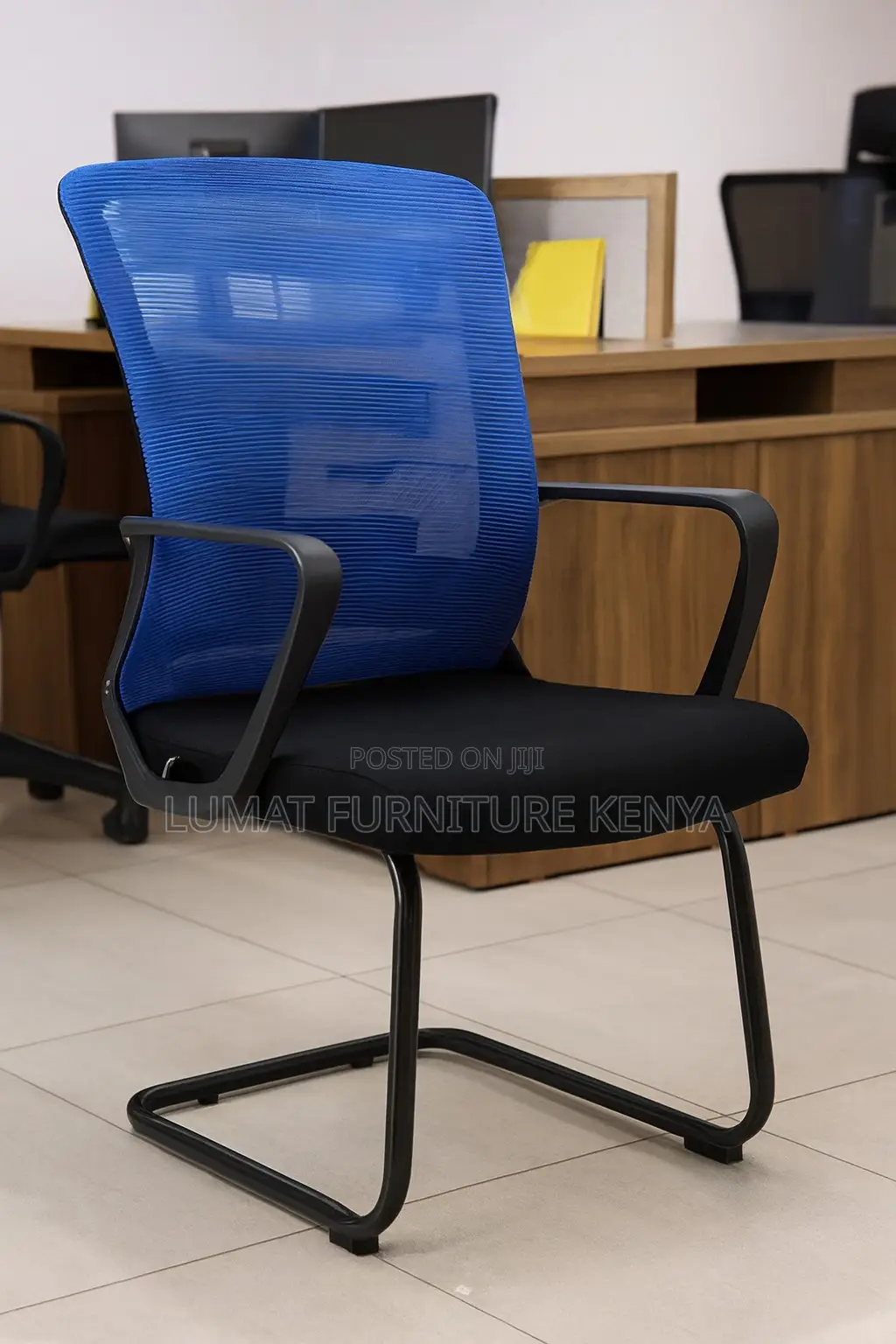 Blue Office Waiting Chai