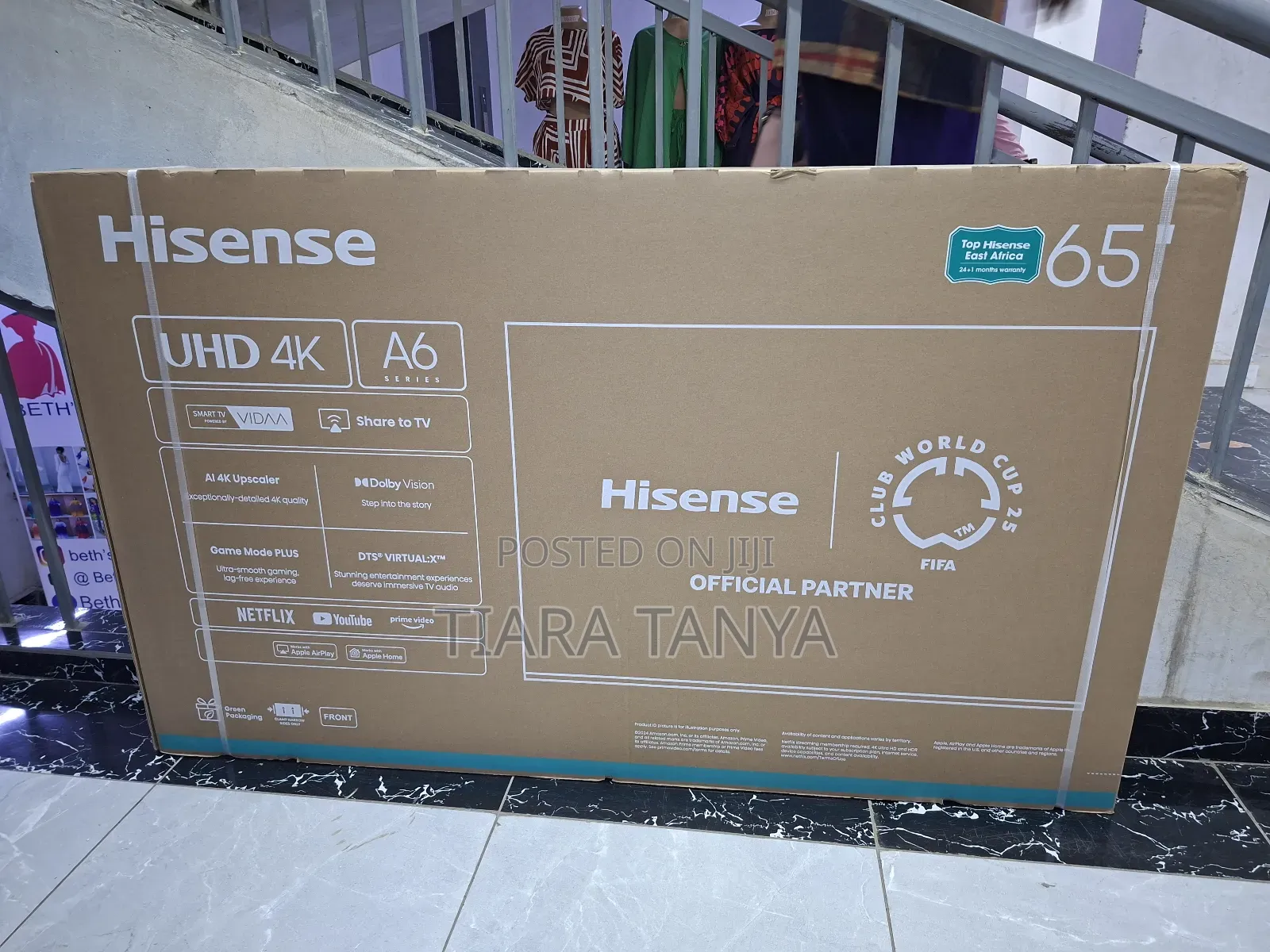 Hisense 65" A6n Uhd Smart Tv Frameless Vidaa Tv