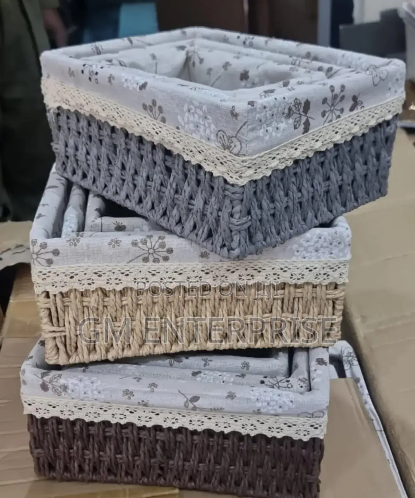 *3in1 High-Quality Weaved Basket Available