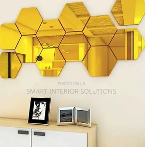 Hexagon Mirrors Set (12 Pcs)