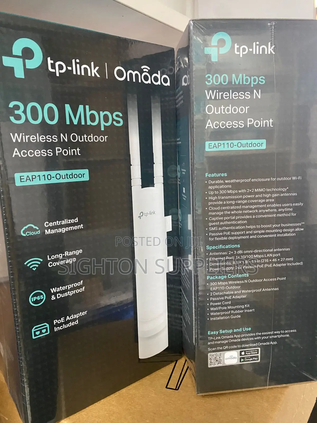 Tp-Link N300 Eap 110 Wireless N Outdoor Access Point- Outdoor
