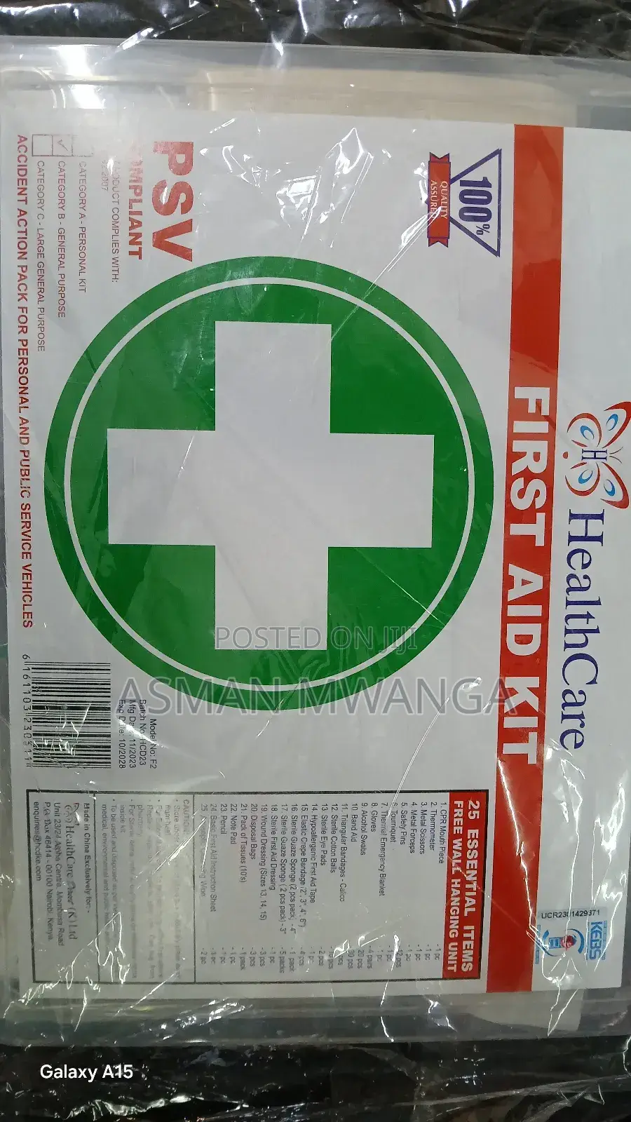 First Aid Kit 25pcs