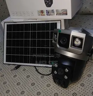 4g Solar Powered PTZ Camera, 6mp Wireless Outdoor Camera,360°
