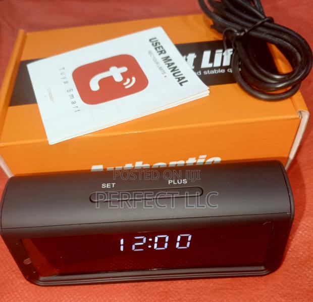 Brand Table Clock Wifi Camera Motion Detection Video Recording - main view