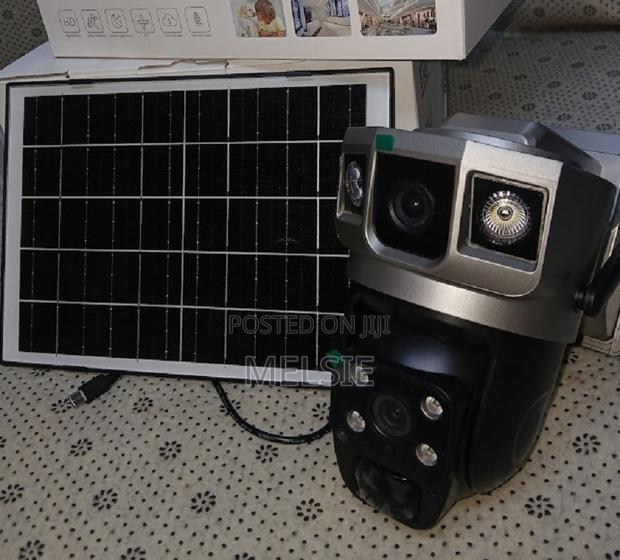 360° Pan Tilt, With Full Color Night Vision Solar Light Dual Lens