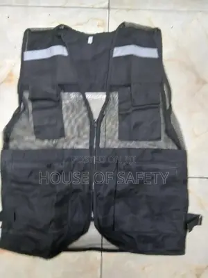 Safety Working Vest With Meshed Parts