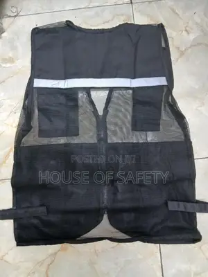 Safety Working Vest With Meshed Parts