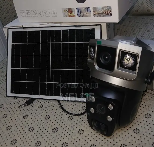 V380 Pro 4g Lte Solarpanel Dual Lens CCTV With PTZ