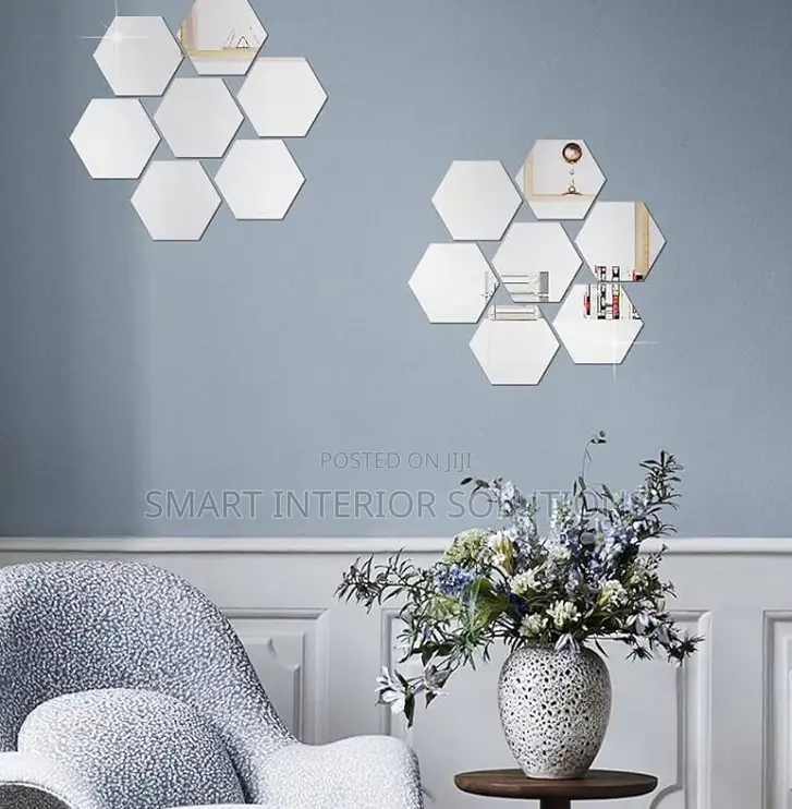 Hexagon Acrylic Decor Mirrors