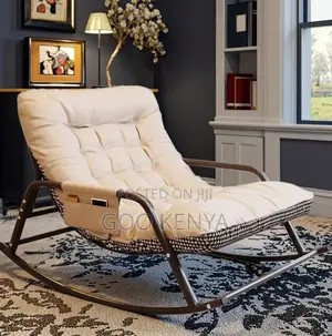Home Chair; Lazy Lounger Ergonomic Chaise Rocking Chair for Outdoor
