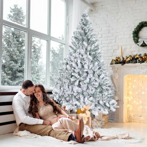 Snow Flocked Christmas Tree - main view