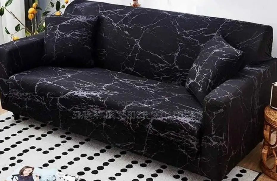 Marble Patterned Sofa Cover