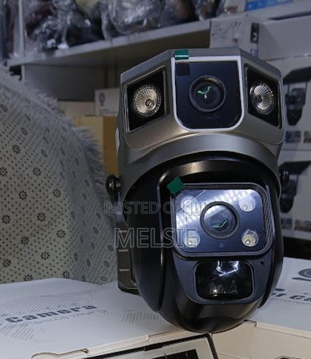 Wireless Solar 4g Powered Dual Lens Solar CCTV Security Camera - main view
