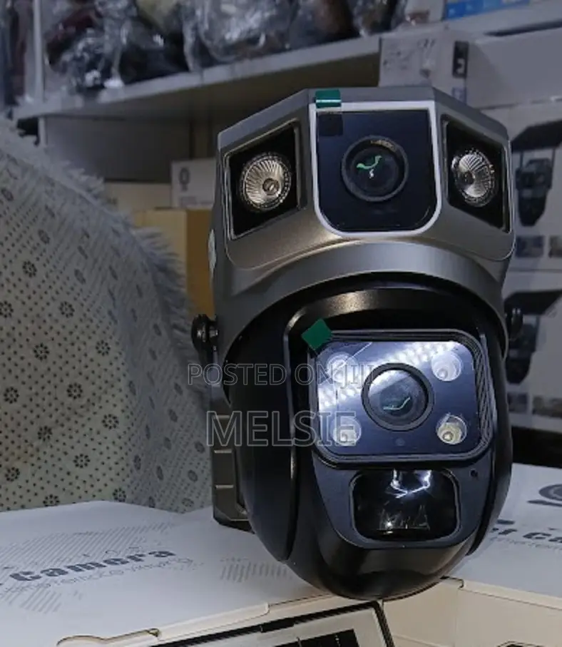 Wireless Solar 4g Powered Dual Lens Solar CCTV Security Camera