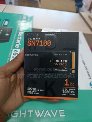 Wd Black 1tb Nvme Gen 4 Upto 7250 MBPS Speed Sn7100
