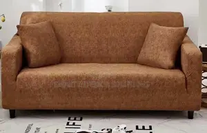 Brown Pattern Sofa Cover