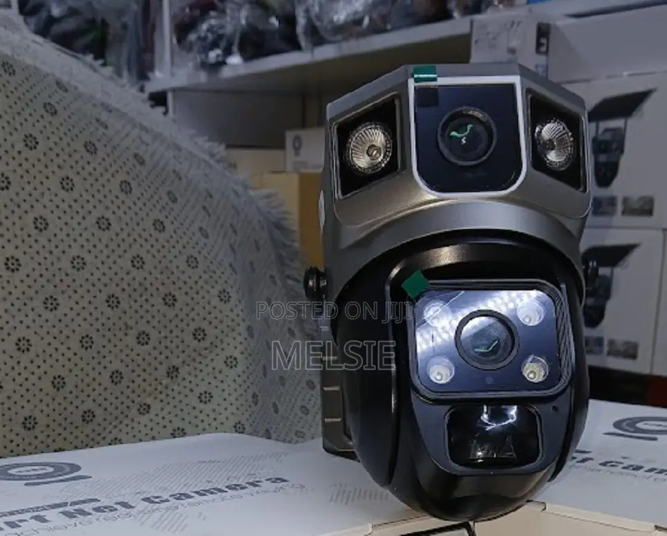Dual Lens, Night Vision, Motion Detection Solar CCTV Camera . . . . .