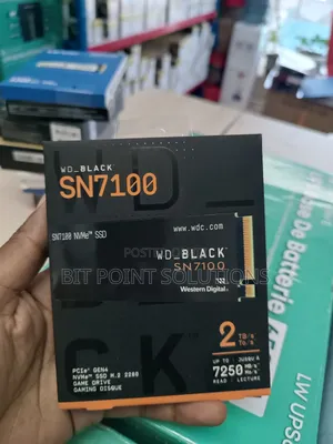 Wd 2tb Nvme M.2 SSD Gen 4 2280 Sn7100 With Upto 7250mbps Speed