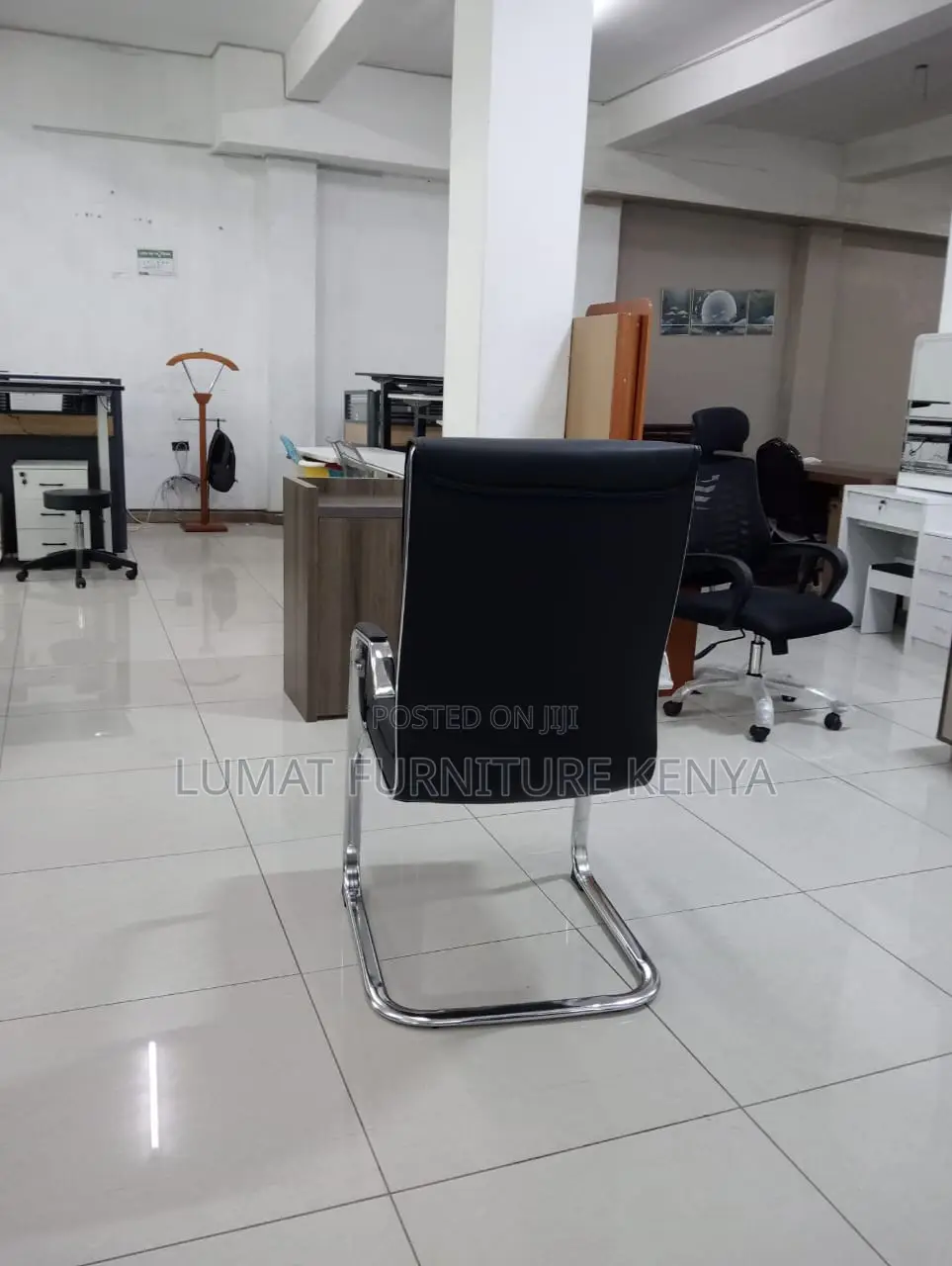 Leather Highback Visitors Chair