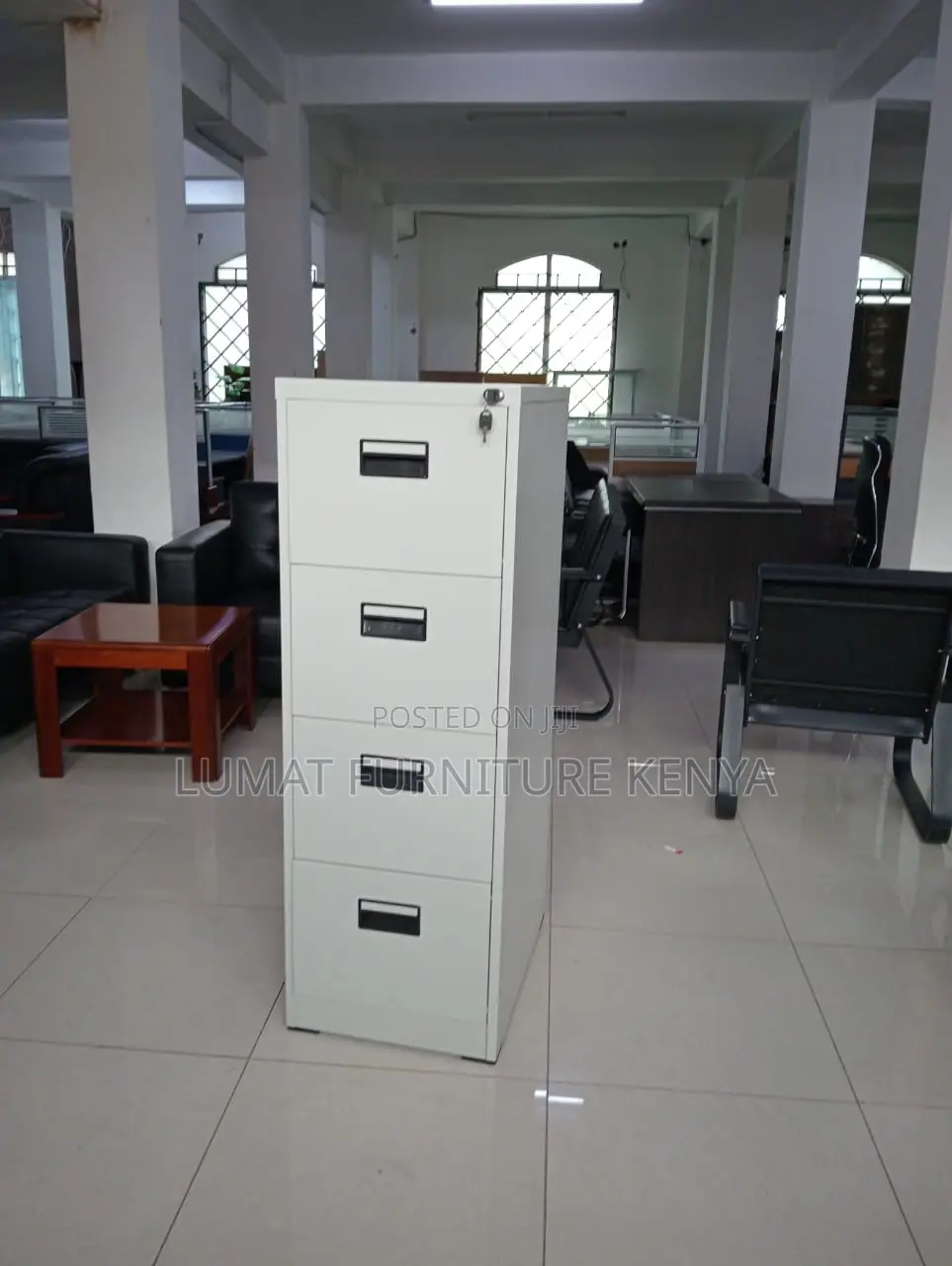 4-Layer Lockable File Cabinet