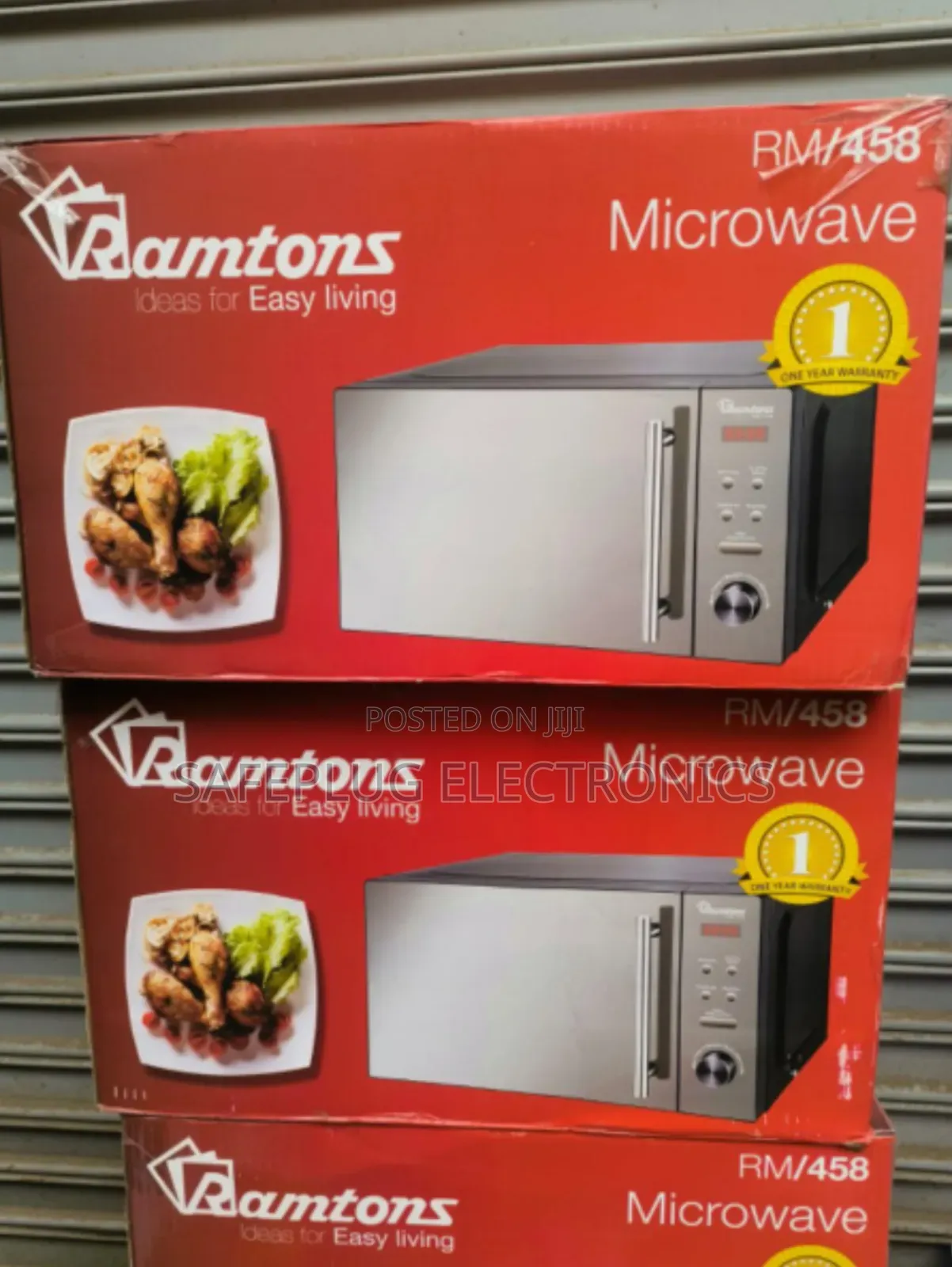 "Ramtons Rm/458 Digital Microwave W/ 6 Presets |