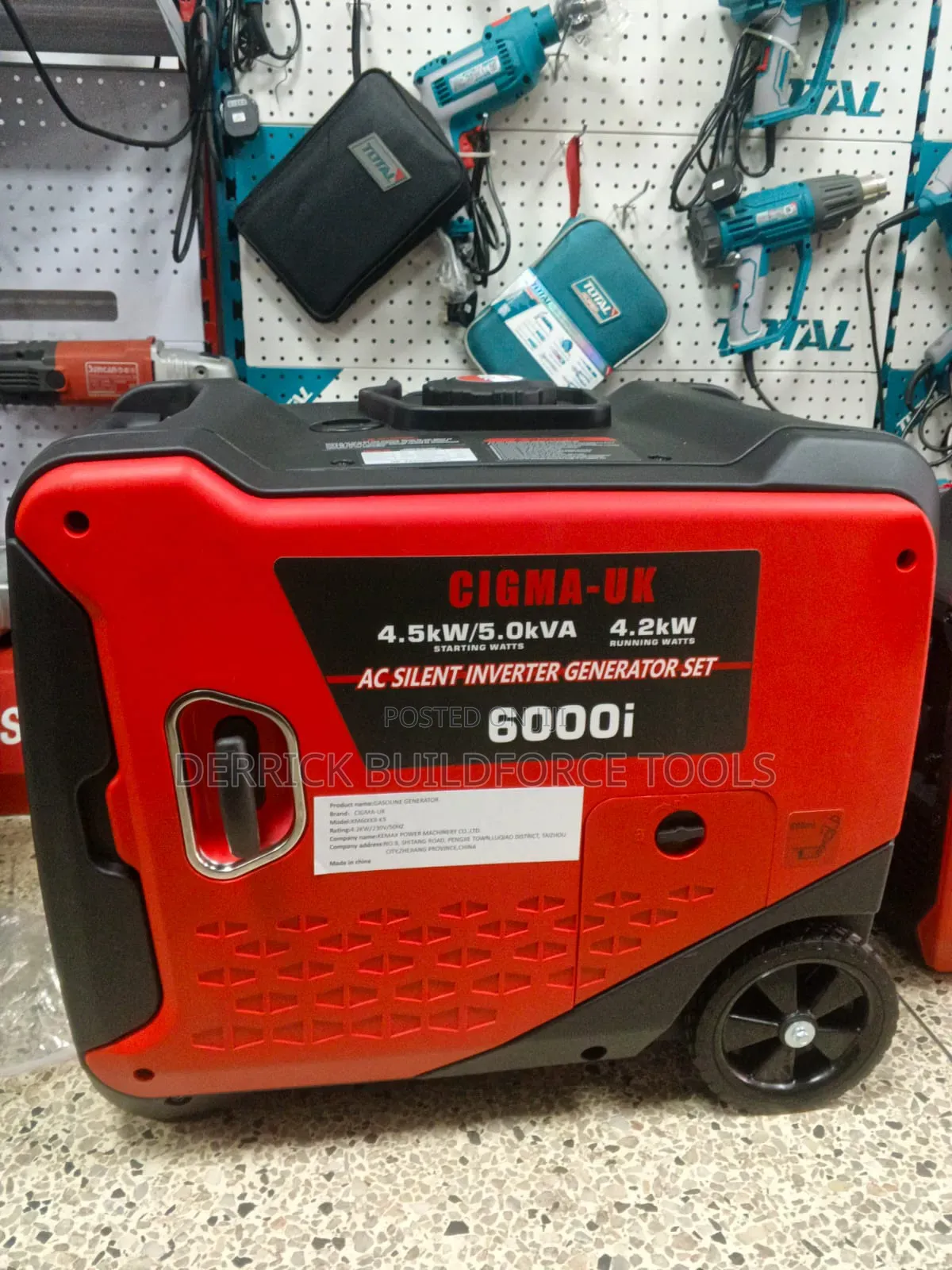 Cigma-Uk 6kva Gasoline Generator