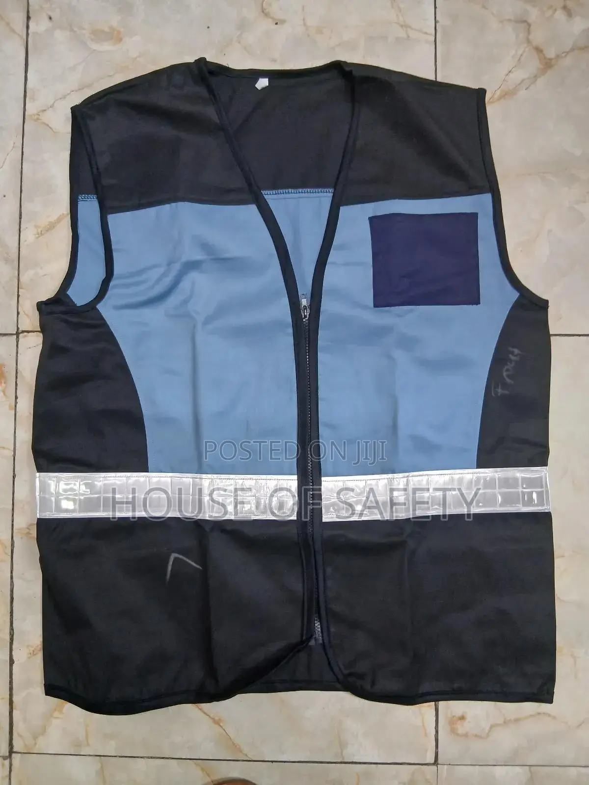 Working Vest Blue And Black Duo Colour