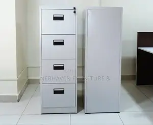Lockable 4-Drawer Cabinet - Secure Storage for Documents