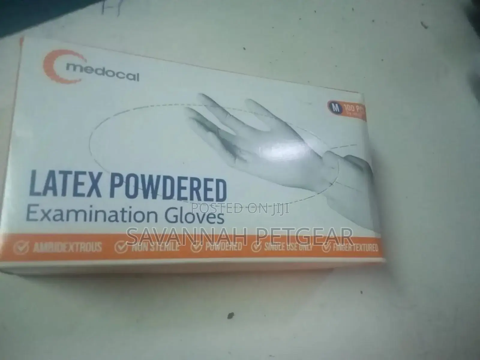 Medocal Latex Examination Gloves Powder Free (Medium) – 100’S