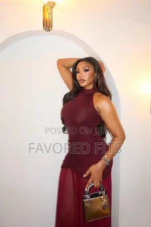 Sheer Mesh Mermaid Maxi