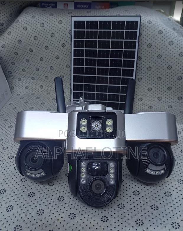 Vts30 Solar-Powered Triple-Lens Smart Pir Motion Detection - main view