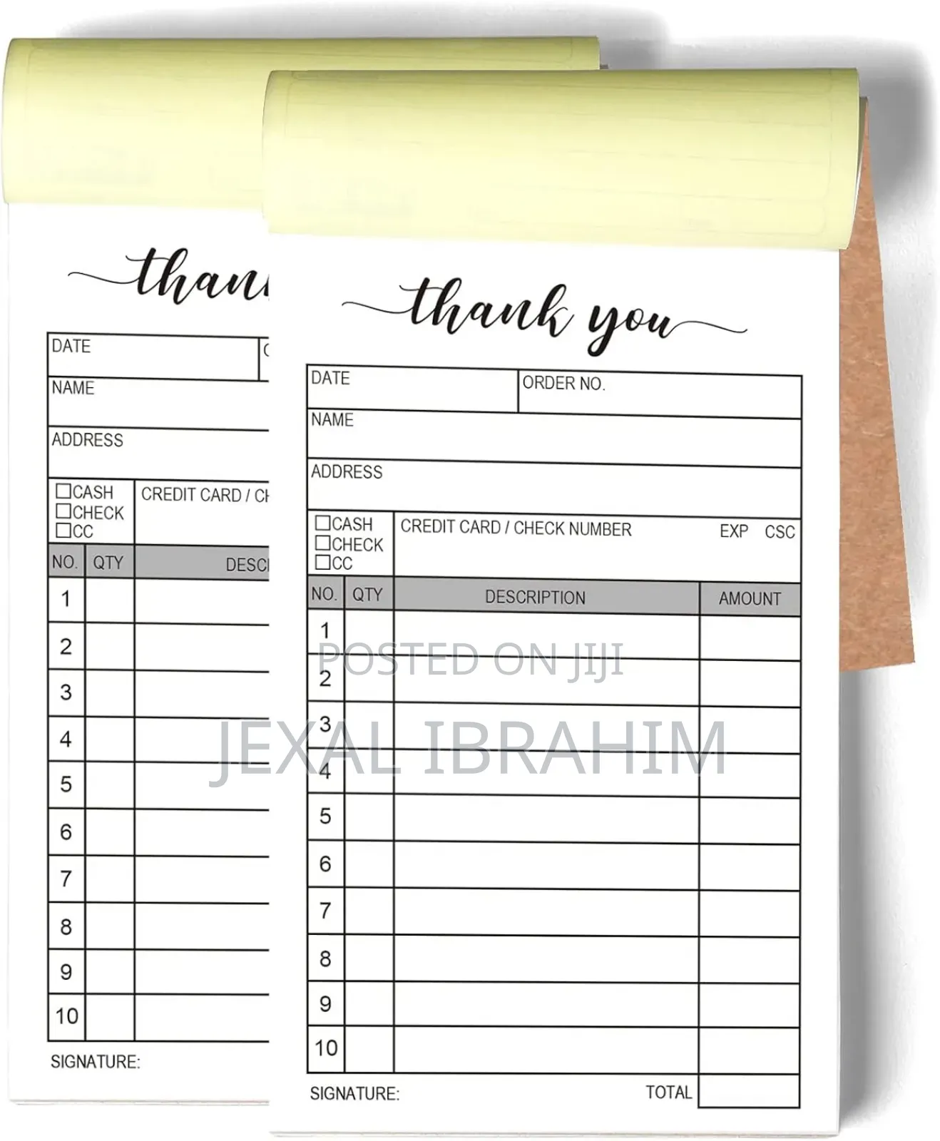 Receipt Books in Bulk