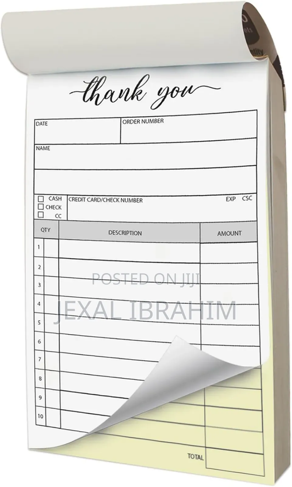 Receipt Books in Bulk