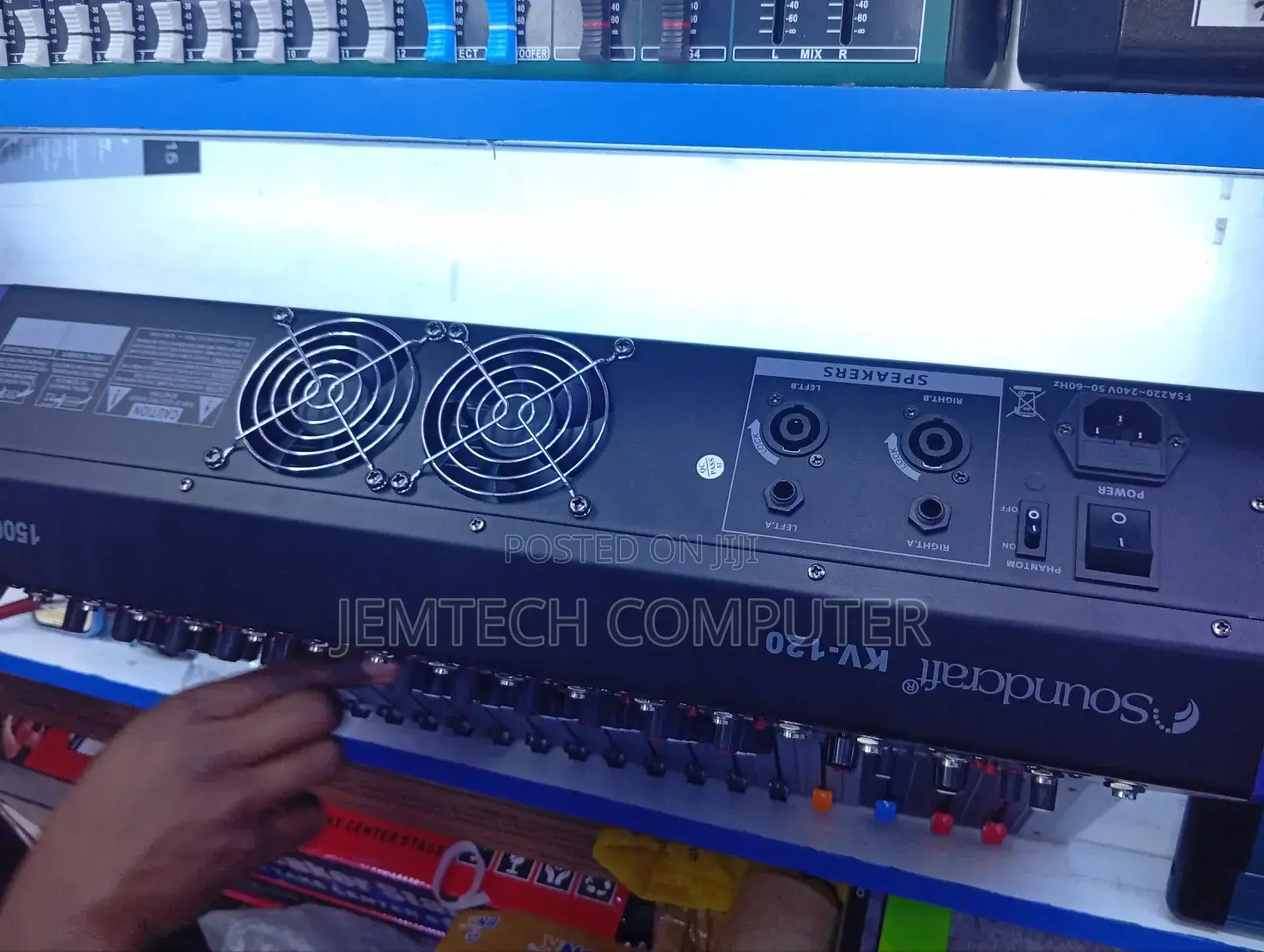 Powercraft Kv 120 Pro Mixer 12 Channel 3000w Power Mixer