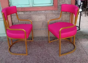 Wing Metal Armchair With Powdercoating Finish.