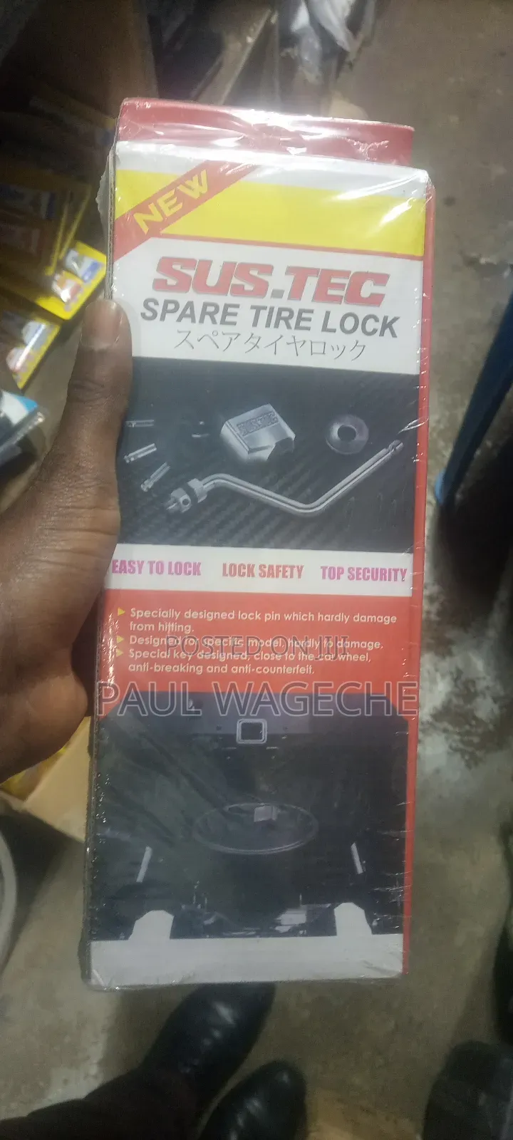 Spare Tyre Lock
