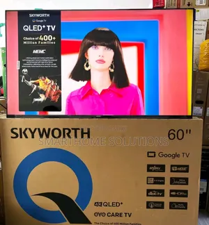 Skyworth 60 Inch Smart Google Qled+ Tv 2025 Model (1 Yr Warranty)
