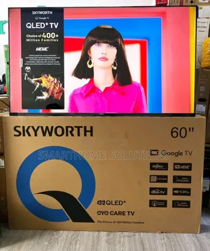 Skyworth 60" Qled+ Uhd Smart Google Tv Latest Model