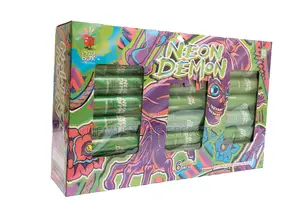 Neon Demon 18-Shot 6" Fireworks — Unleash 2026 in Vivid Color!