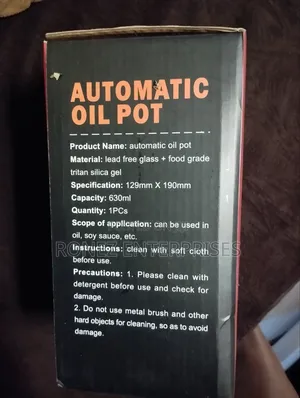 Auto Flip Oil Jar