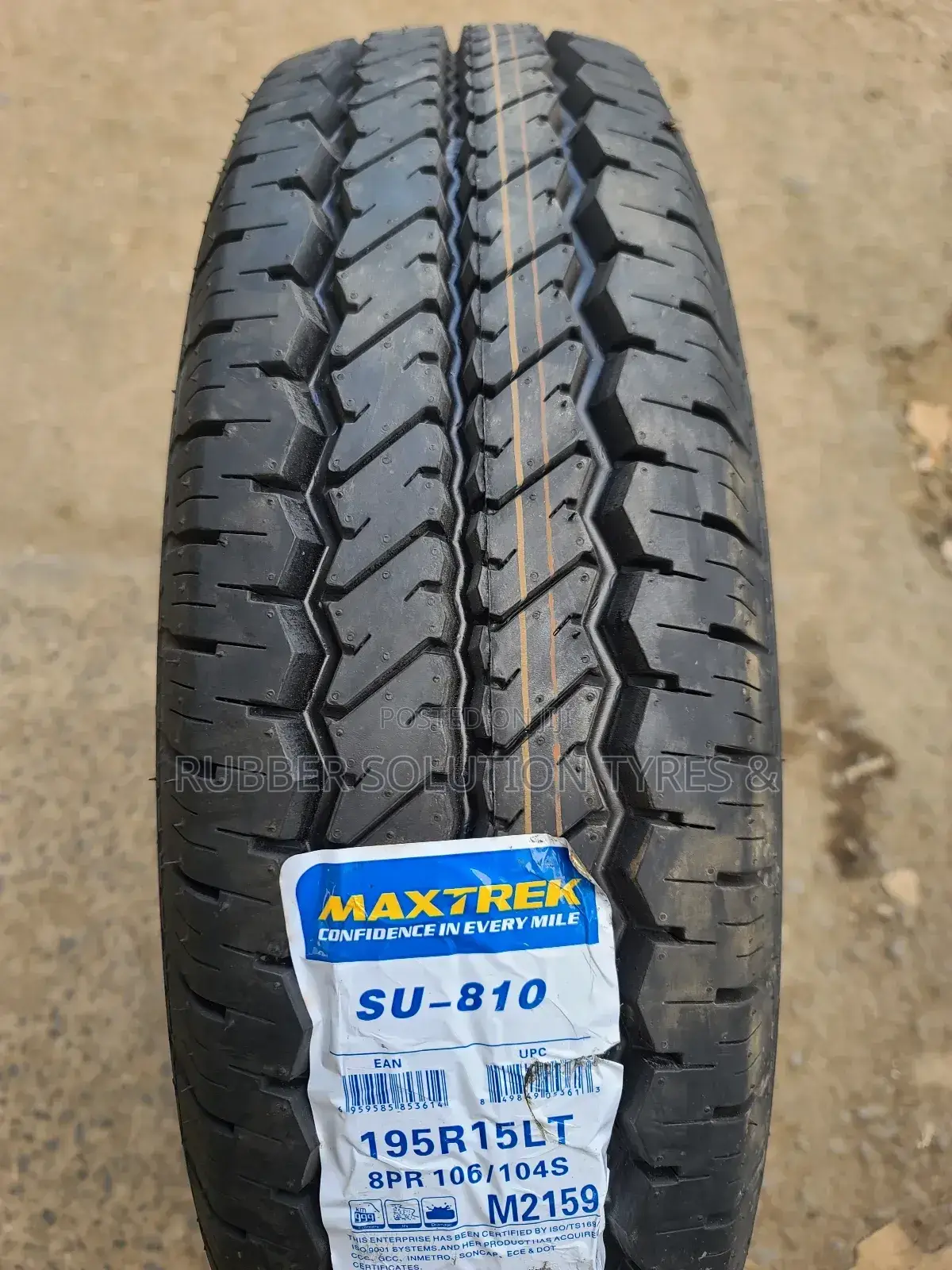195 R15 C Maxtrek Tyres SU-810 Commercial 8pr