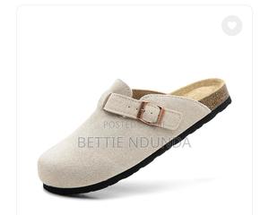 Classic Suede Buckle Clogs - thumbnail 2