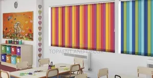 Stylish Vertical Window Blinds for Classrooms
