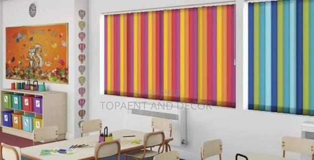Stylish Vertical Window Blinds for Classrooms - main view