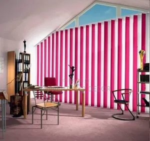 Big Window Size With Elegant Vertical Window Blinds