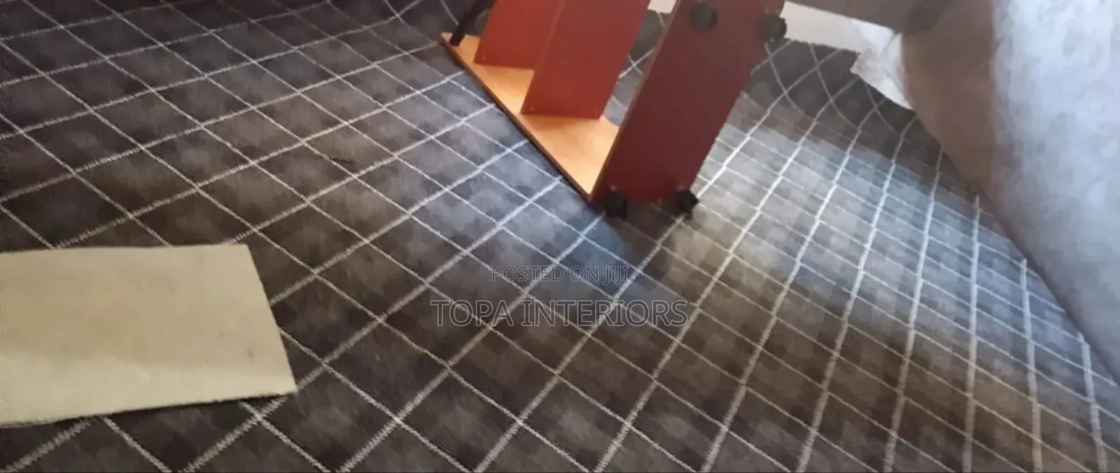 Elegant Box Patterned Office Carpets Wall to Wall Carpets