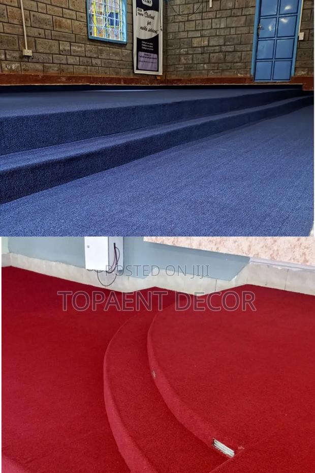 Church Pulpits Wall To Wall Soft Underfoot Blue And Red Wall To Wall
