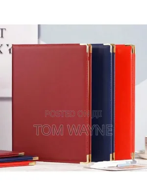 Executive Leather Certificate Folder