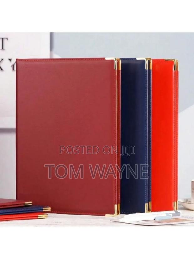 Executive Leather Certificate Folder - main view