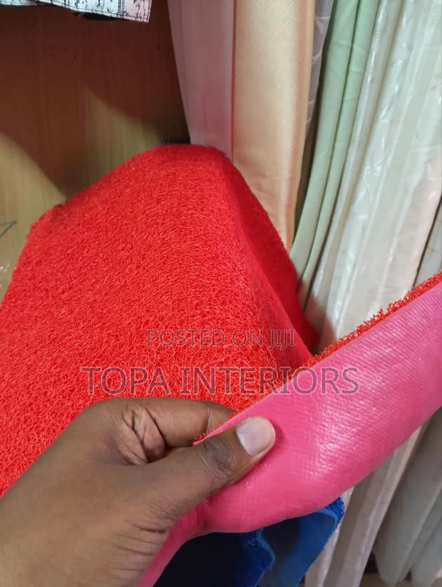 Rubber Underside Spaghetti PVC Antislip Coil Mats